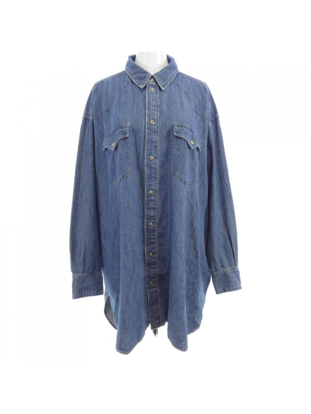 Celine Western Denim Painter Shirt